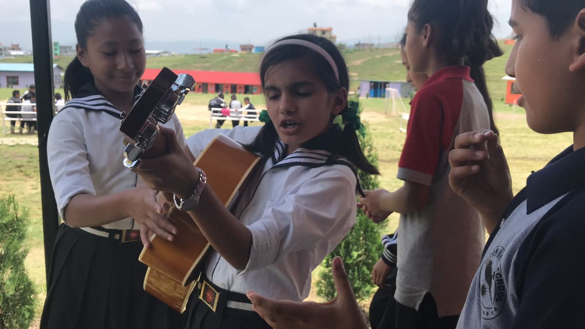 Students pursuing their passion in music